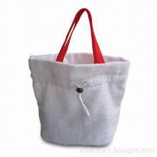 Towel Beach Bags with Webbing Handle, OE/ODM Services are Offered